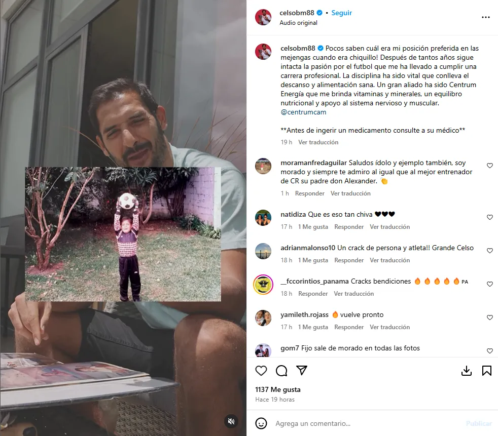 Celso Borges publicó un video en Instagram.