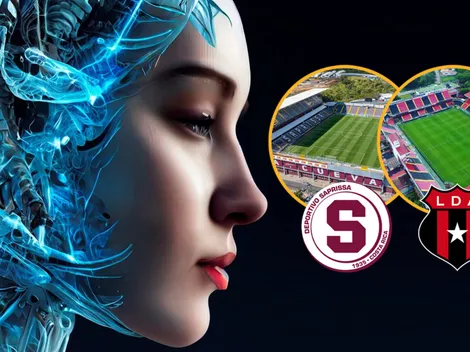 Impactantes: así serían los estadios de Saprissa y Alajuelense dentro de 100 años, según la IA