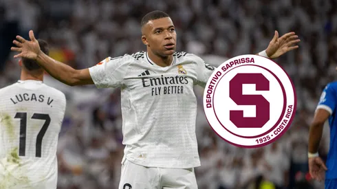 Mbappé con el Real Madrid.