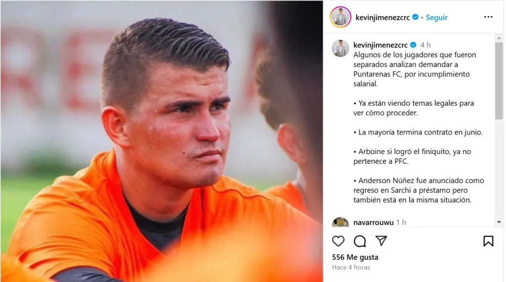 Problemas legales en Puntarenas FC.