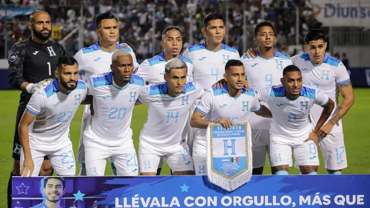 La formación de la Selección de Honduras.