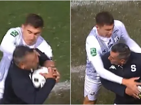 ¡Saltaron chispas! La riña entre Fernán Faerrón y José Giacone en el Saprissa vs Herediano (Video)