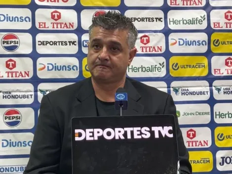 El tremendo enfado de Diego Vásquez con el arbitraje del Motagua vs Olimpia