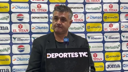 El tremendo enfado de Diego Vásquez con el arbitraje del Motagua vs Olimpia