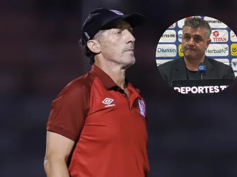 Pedro Troglio responde a Diego Vásquez sobre el arbitraje del Motagua vs Olimpia