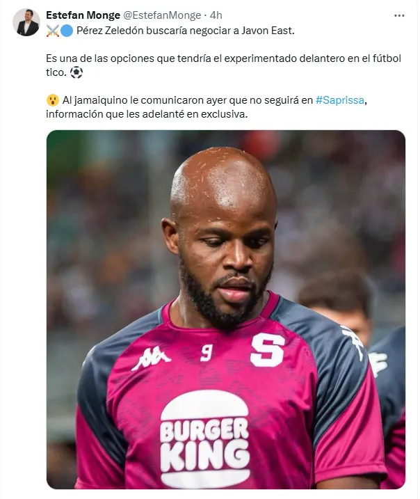 Javon East ya tiene un equipo candidato a llevárselo. (x.com)