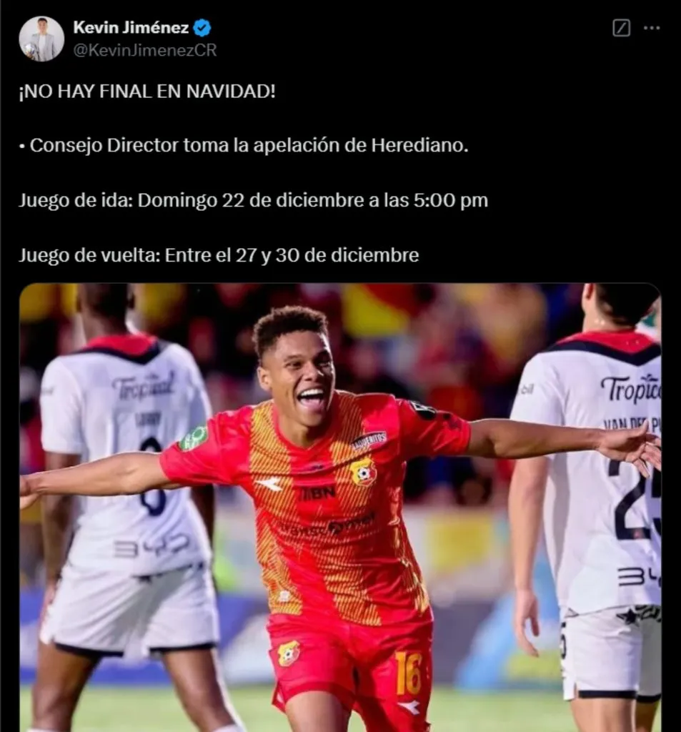 Se mueve la fecha de la vuelta de la Gran Final. (Foto: X)