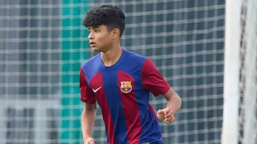 José Alfredo Rodríguez con el FC Barcelona. (Foto: Dani Barbeito)