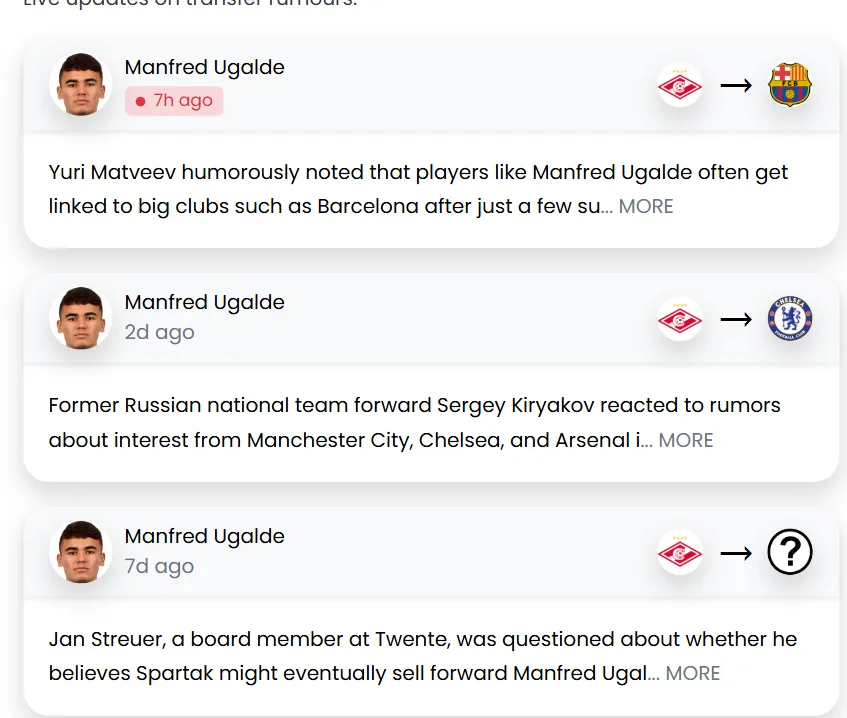 Barcelona se interesa por Ugalde (TransferFeed).