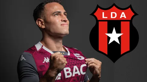 No pierde el tiempo: Sebastián Acuña le tiró un filazo a Alajuelense que celebran en Saprissa.