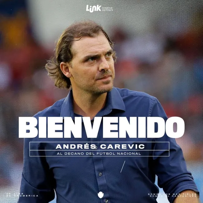 Cartaginés será el sexto club en la carrera de Andrés Carevic como entrenador. (Foto: CSC)