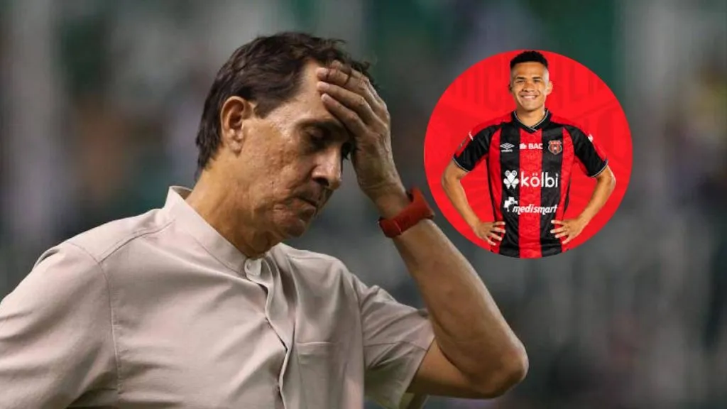 Alexandre Guimaraes se agarra la cabeza.