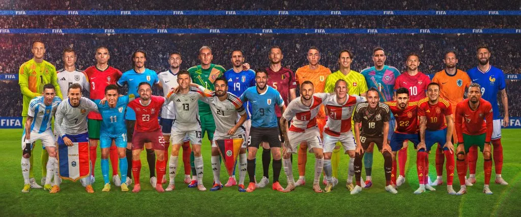 Keylor Navas está entre medio del italiano Leonardo Bonucci y el inglés Kieran Trippier. (Foto: X de FIFA)