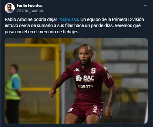 Pablo Arboine  – Deportivo Saprissa