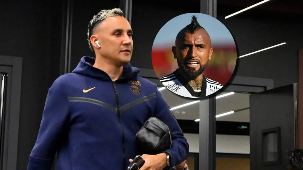 Keylor Navas no recibe el visto bueno de Arturo Vidal.