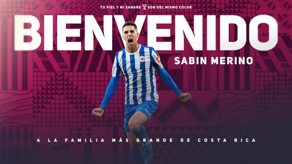 Sabin Merino ya habló como nuevo jugador de Saprissa.