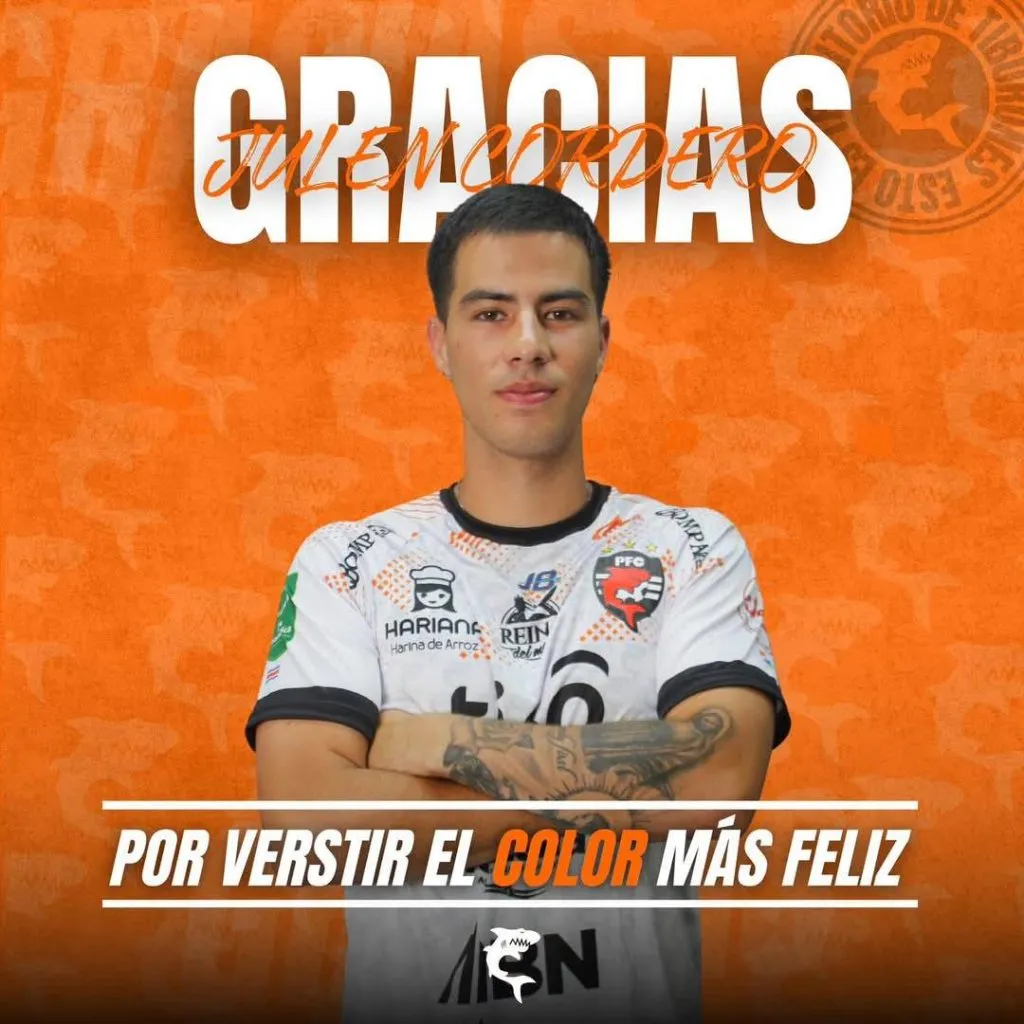 Julen Cordero quedó libre tras salir de Puntarenas (Puntarenas FC).