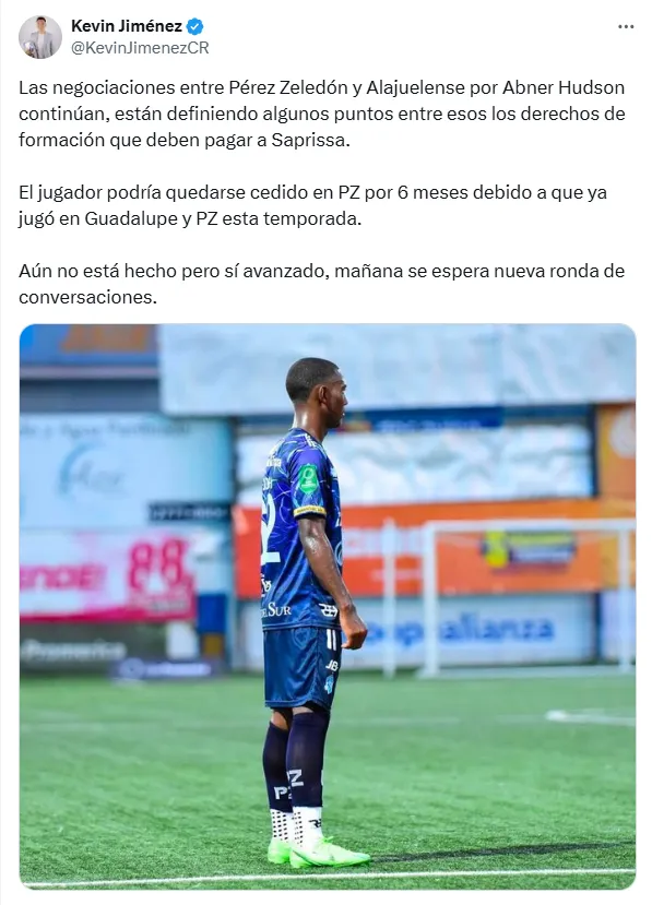 Kevin Jiménez fio la información. (X.com)