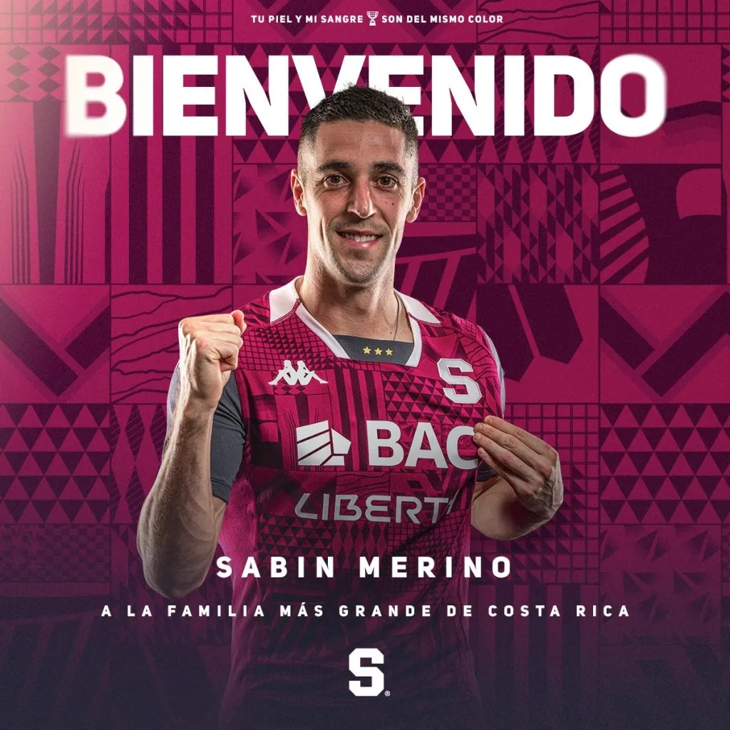 El español Sabin Merino es uno de los dos extranjeros que trajo Saprissa.