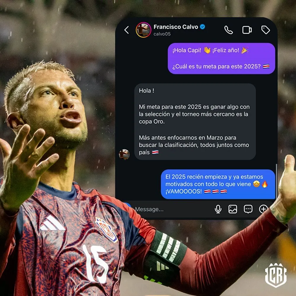El mensaje de Francisco Calvo para este 2025 con La Sele. (Instagram)
