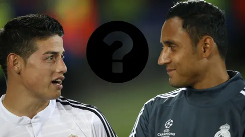 Keylor Navas y James Rodríguez vuelven a encontrarse.