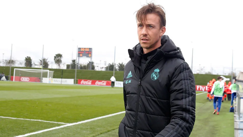 Guti entrenador en el Real Madrid