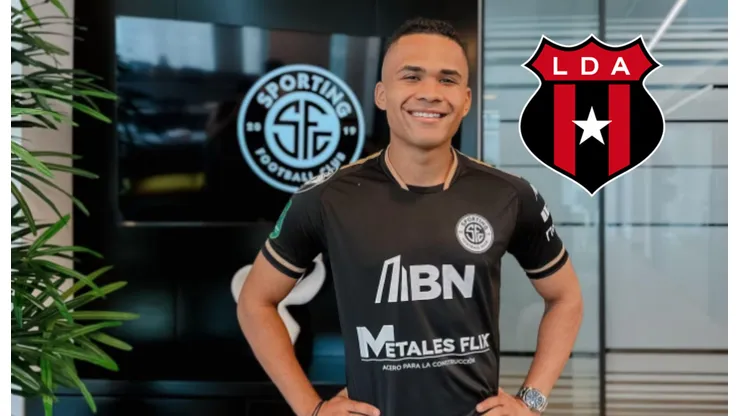 No se olvida de Alajuelense: Ian Lawrence provoca a la afición manuda en su llegada a Sporting FC