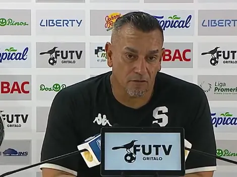 José Giacone no esconde su molestia tras el empate de Saprissa contra Pérez Zeledón