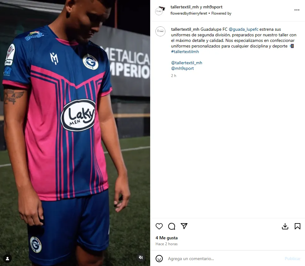El nuevo equipo de la marca de Marcel Hernández. (Instagram)