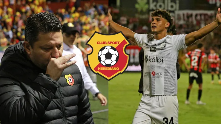 Jafet Soto no sabe qué hacer: la situación de Andy Rojas da un giro inesperado en Herediano