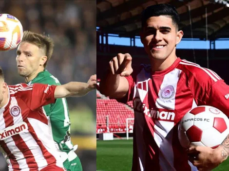 El primer festejo de Luis Palma: así enloqueció la afición de Olympiacos