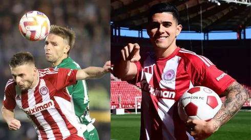 El primer festejo de Luis Palma: así enloqueció la afición de Olympiacos con el Bicho.