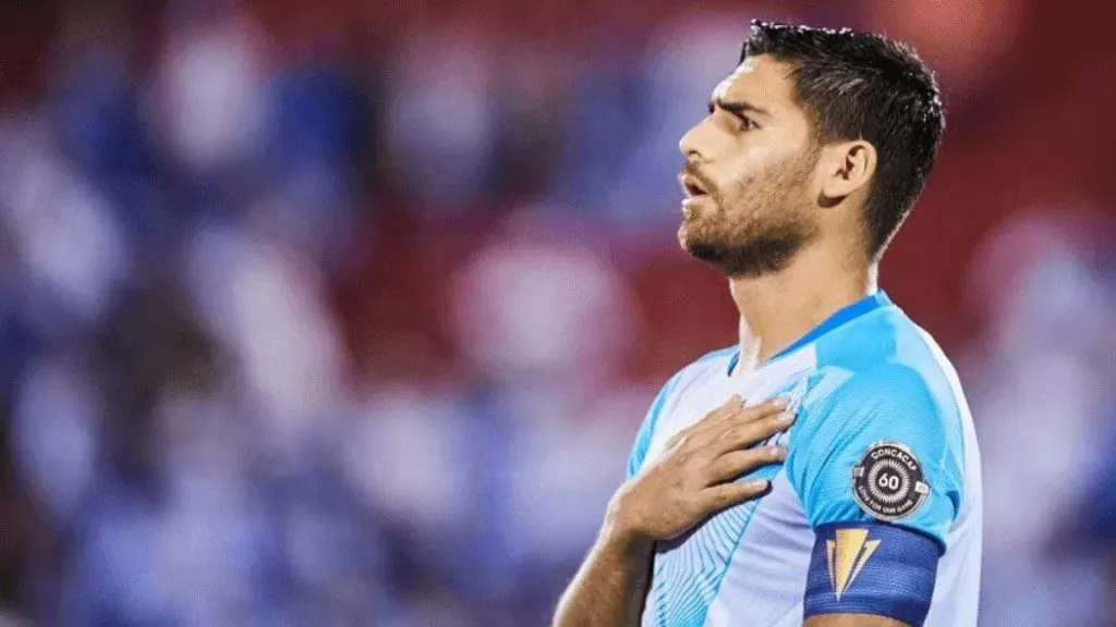 José Pinto, capitán de la Selección de Guatemala.