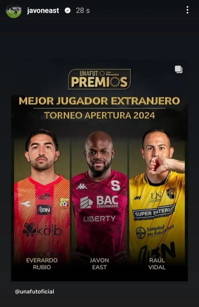 Javon East – Deportivo Saprissa