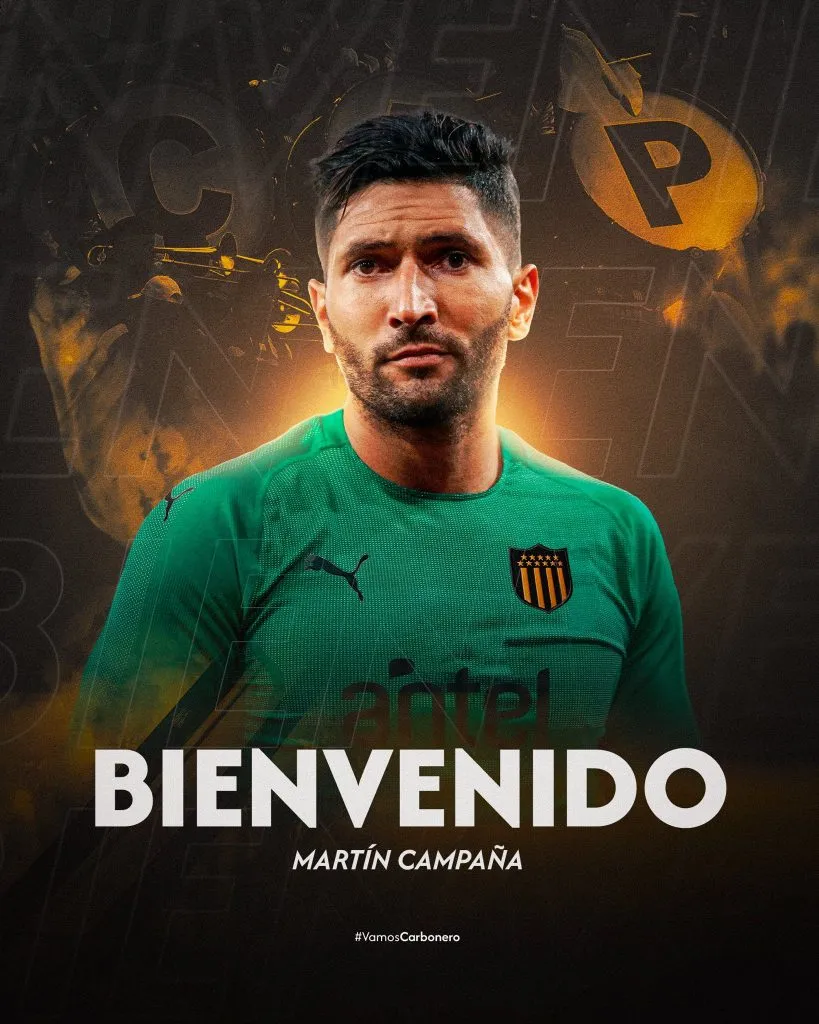 Peñarol decidió fichar a Martín Campaña (Imagen: Peñarol)