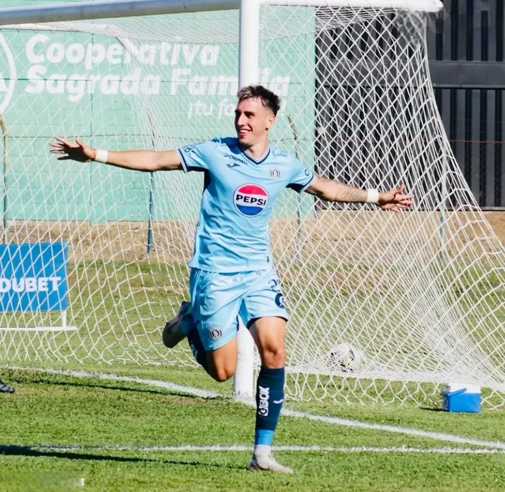 Rodrigo Azumendi es el máximo goleador de la Liga con 5 goles. (Foto: FC Motagua)