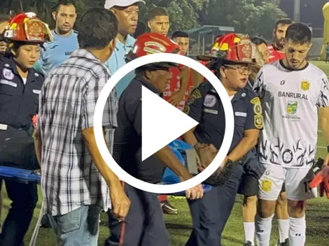 Angustia y dramatismo en Guatemala: futbolista tico queda inconsciente