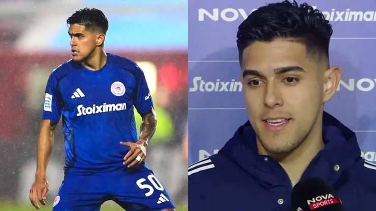 Luis Palma habló luego de su primera titularidad con el Olympiacos de Grecia.