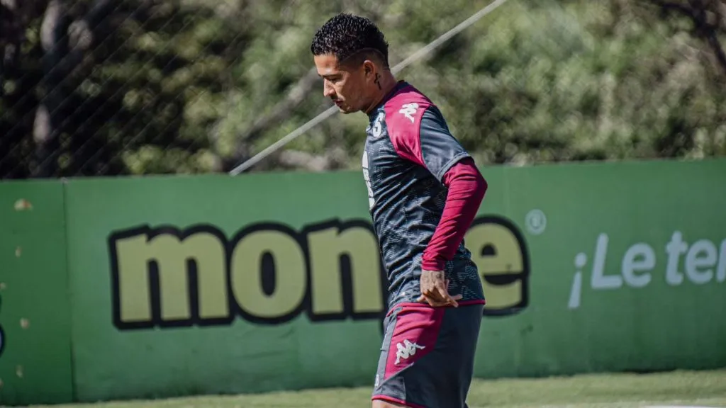 Gerson Torres volvió a entrenar con sus compañeros.