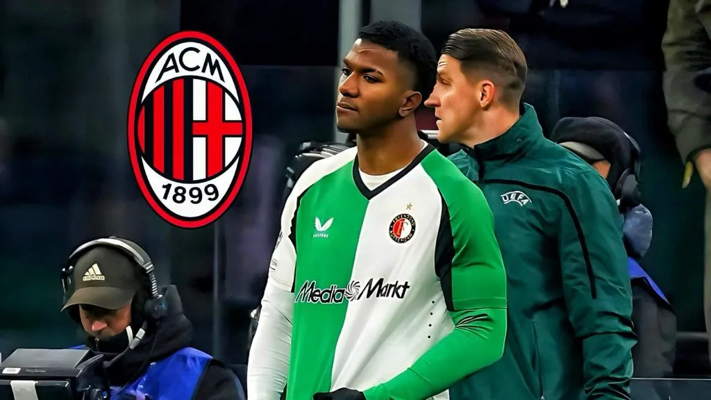 Jeyland Mitchell ante el Milan en Champions