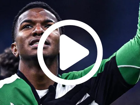 No se vio en la TV: la locura de Jeyland Mitchell en el camerino del Feyenoord