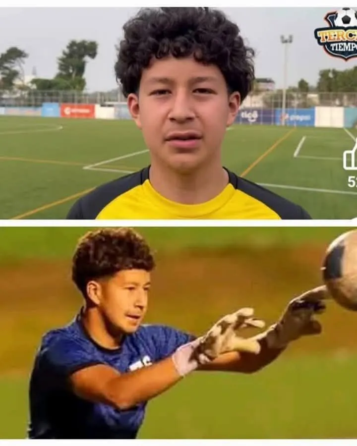 Guatemala probó a Peter Cornejo en la imagen superior, mientras que en la inferior se lo ve en El Salvador.