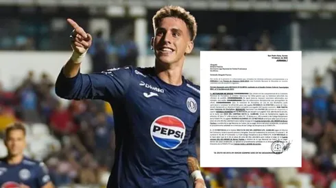 Rodrigo Auzmendi ha sido castigado de oficio y se perderá varios partidos de Motagua en Liga Nacional.