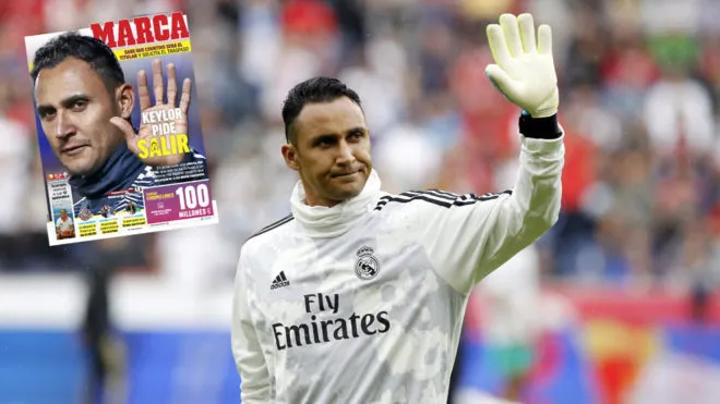 Keylor Navas con Real Madrid – Getty