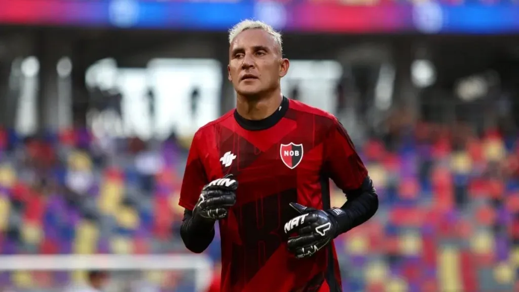 Keylor Navas con Newell’s