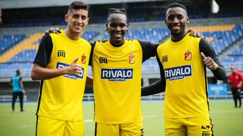 Rubilio Castillo quiere seguir marcando goles en el Deportivo Pereira, el pasado miércoles hizo el primero.