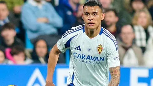 Kervin Arriaga está teniendo una buena primera temporada con el Real Zaragoza de la segunda división de España.