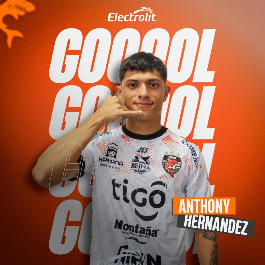 Anthony Hernández es el hombre gol de Puntarenas (Puntarenas FC).