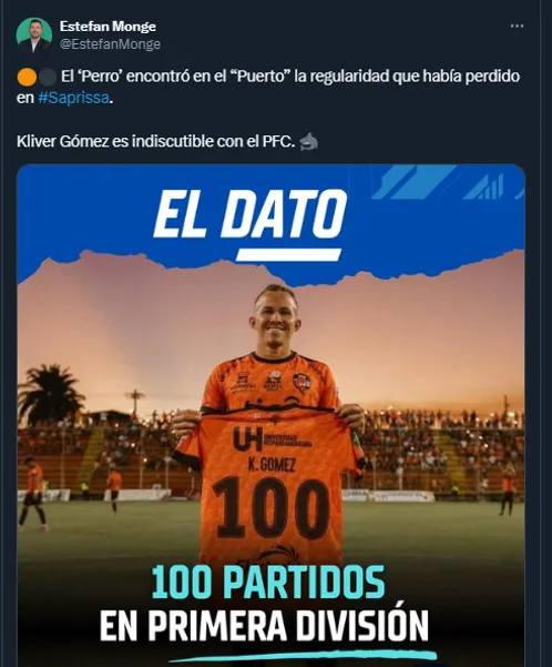 Kliver Gómez – Puntarenas FC