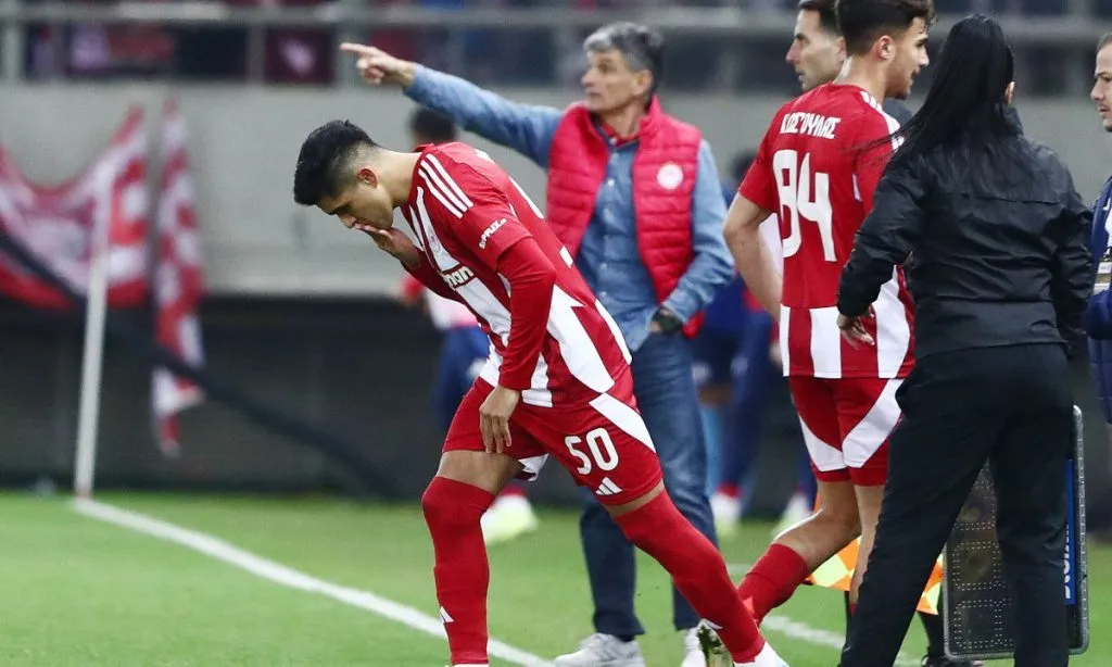 Luis Palma jugó 30 minutos en la victoria de Olympiacos.
